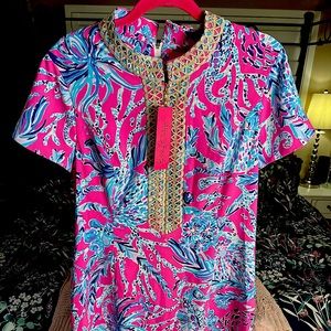Lilly Pulitzer Adrina Stretch Shift NEW WITH TAGS Size 16